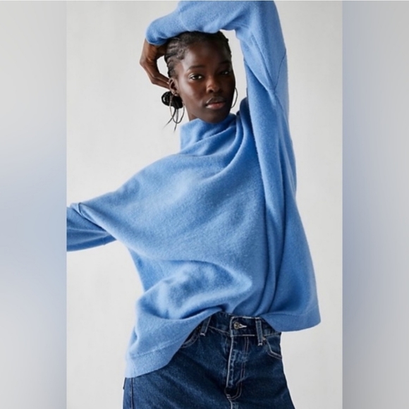 Free People Sweaters - Free People Ottoman Cashmere Tunic- Blue Sky